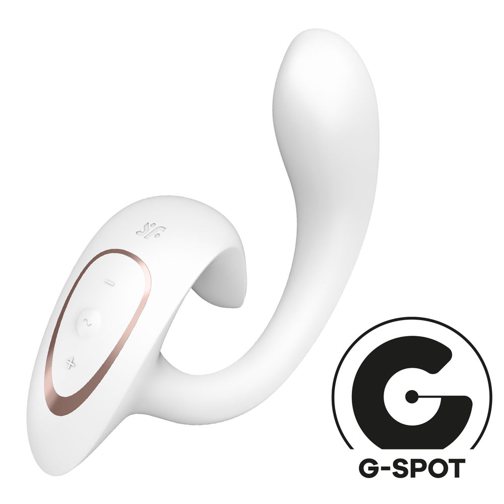 Satisfyer G For Goddess 1 - Vibrator With Clit Stimulation - White