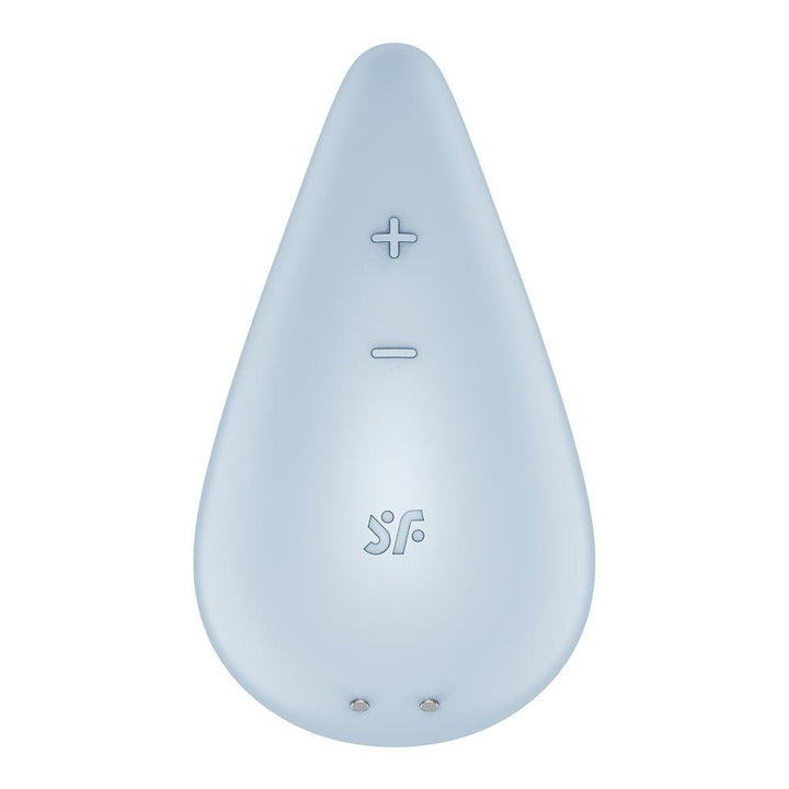 Satisfyer Dew Drop Lay-On Clit Stimulator - Light Blue