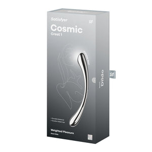 Satisfyer Cosmic Crest 1 - Chrome Steel 9.5 Inch Dildo