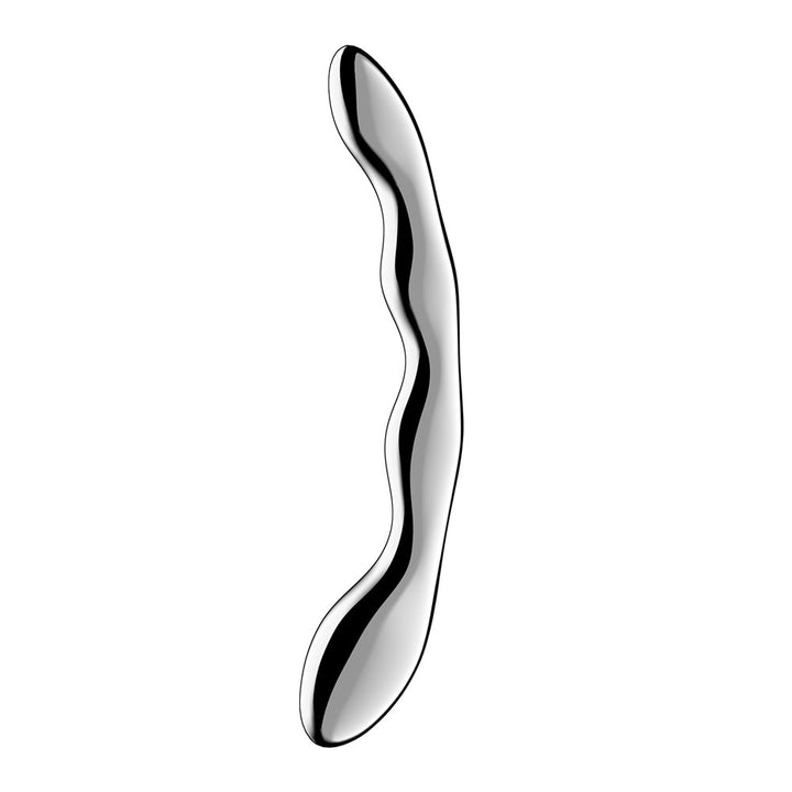 Satisfyer Cosmic Crest 2 - Chrome Steel 8 Inch Dildo
