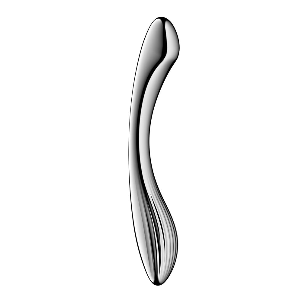 Satisfyer Pure Gravity 1 - Chrome Steel 8.5 Inch Dildo