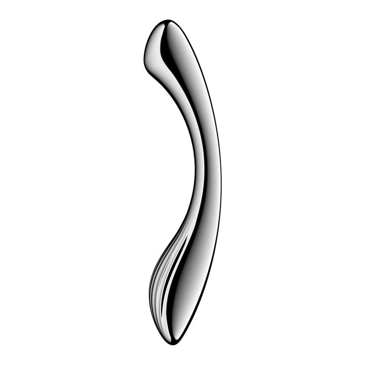 Satisfyer Pure Gravity 1 - Chrome Steel 8.5 Inch Dildo