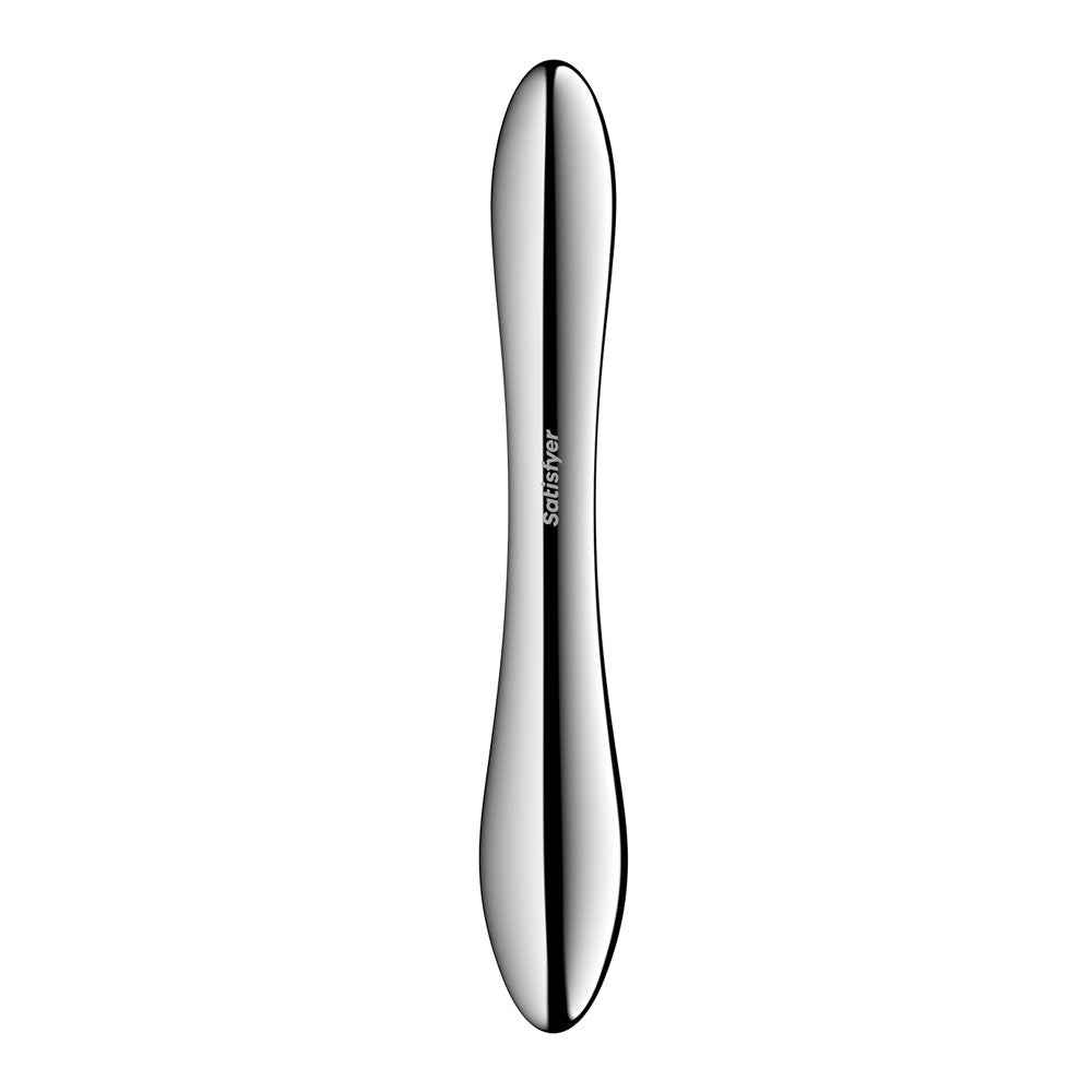 Satisfyer Pure Gravity 1 - Chrome Steel 8.5 Inch Dildo