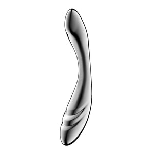 Satisfyer Pure Gravity 3 - Chrome Steel 8.5 Inch Dildo
