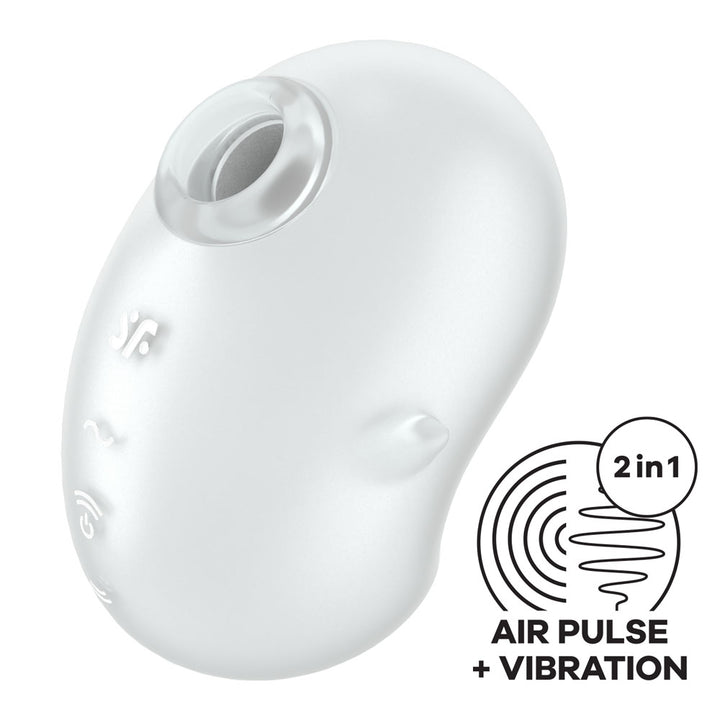 Satisfyer Cutie Ghost - Air Pulse Stimulator - White