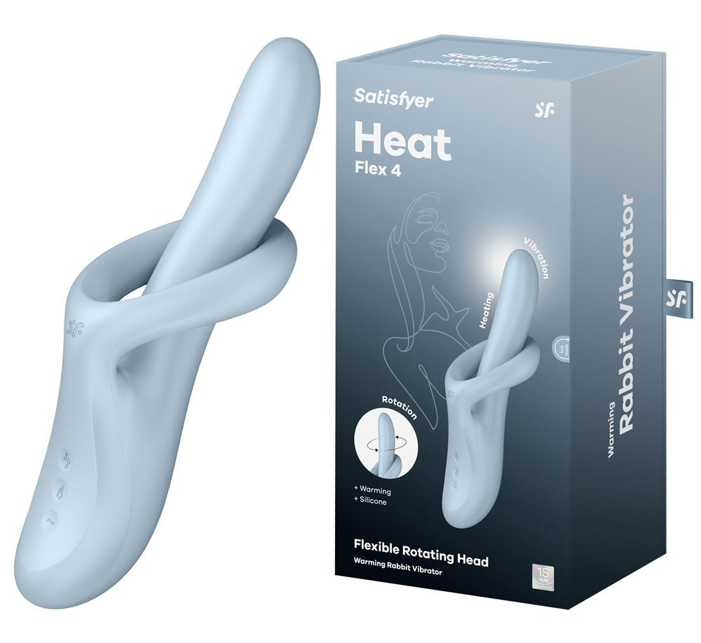 Satisfyer Heat Flex 4 - Heating Vibrator - Blue