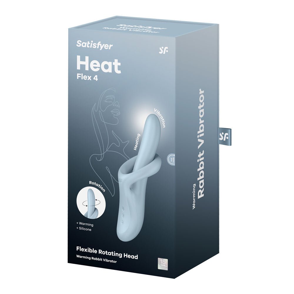 Satisfyer Heat Flex 4 - Heating Vibrator - Blue