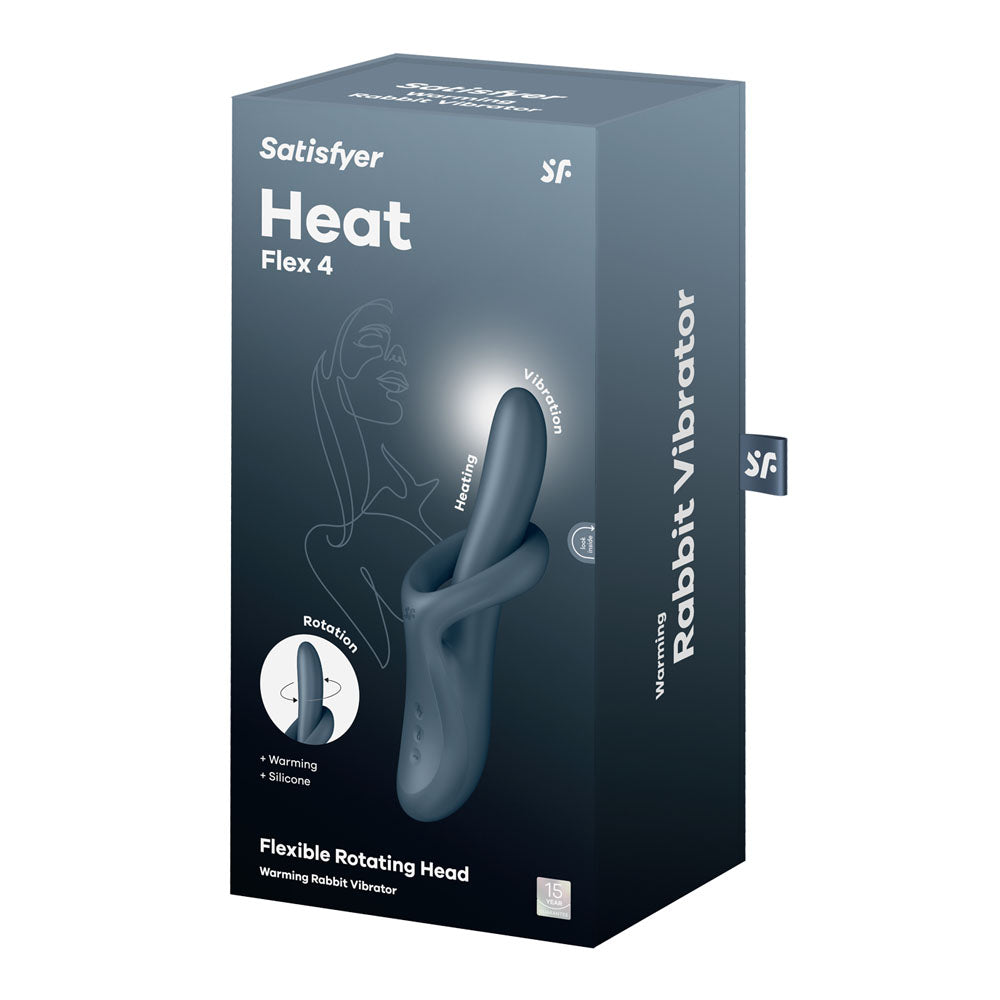 Satisfyer Heat Flex 4 - Heating Vibrator - Grey