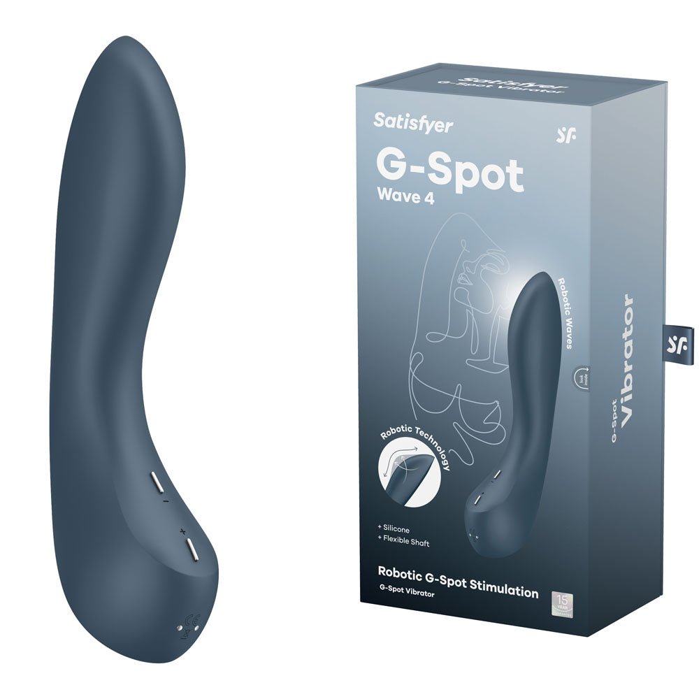 Satisfyer G-Spot Wave 4 - Vibrator with Robotic G-Spot Stim - Dark Blue