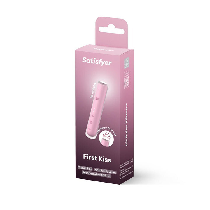 Satisfyer First Kiss Air Pulse Clitoral Stimulator - Pink