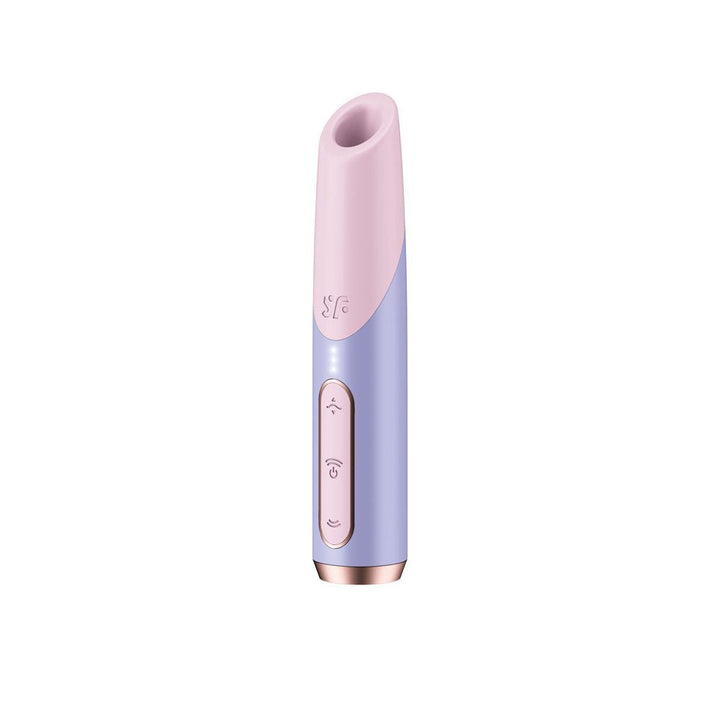 Satisfyer Bold Kiss Clitoral Air Pulse Stimulator - Purple