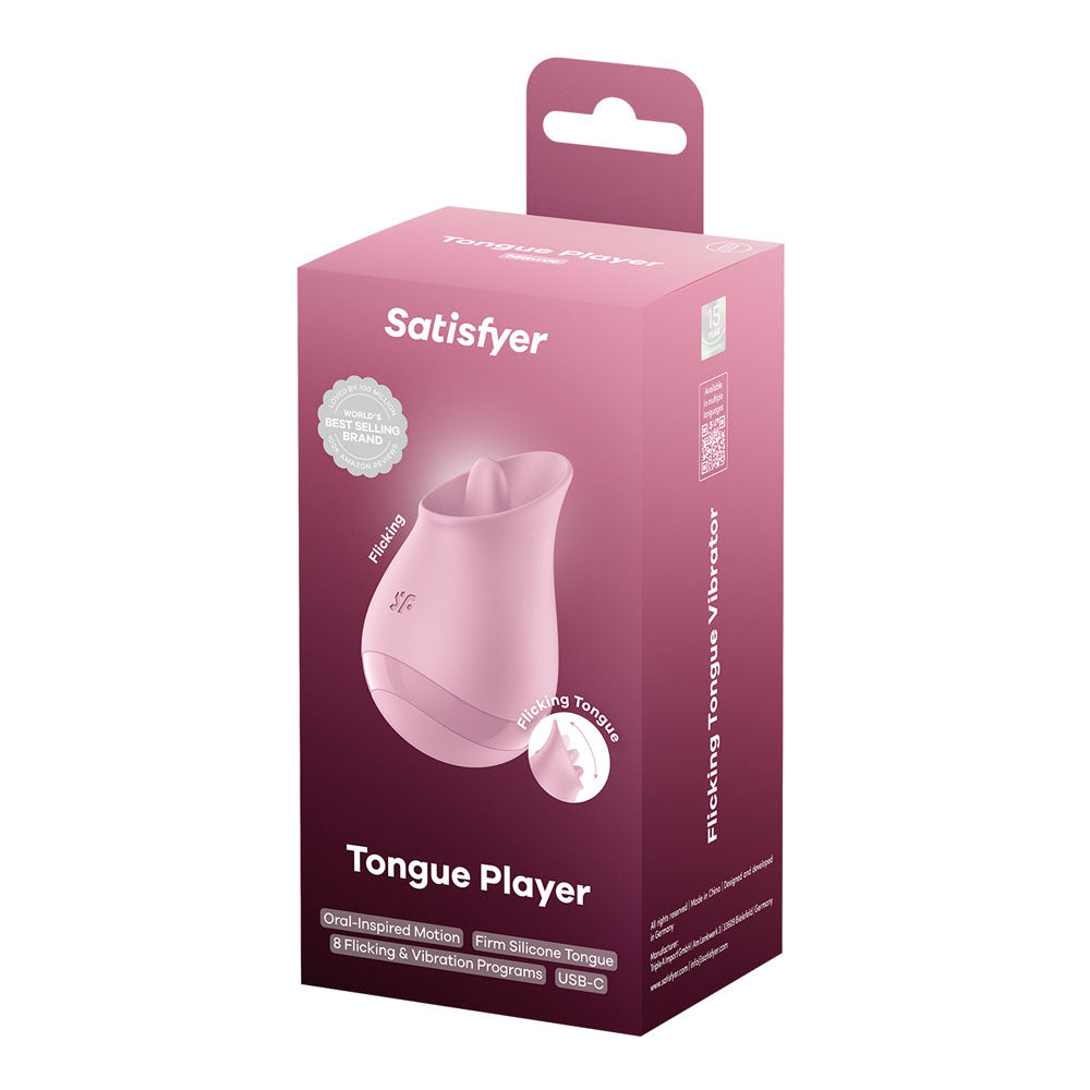 Satisfyer Tongue Player - Flicking Stimulator - Pink