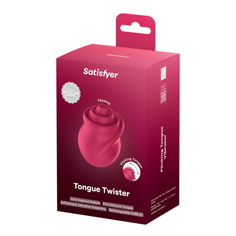 Satisfyer Tongue Twister Stimulator - Pink