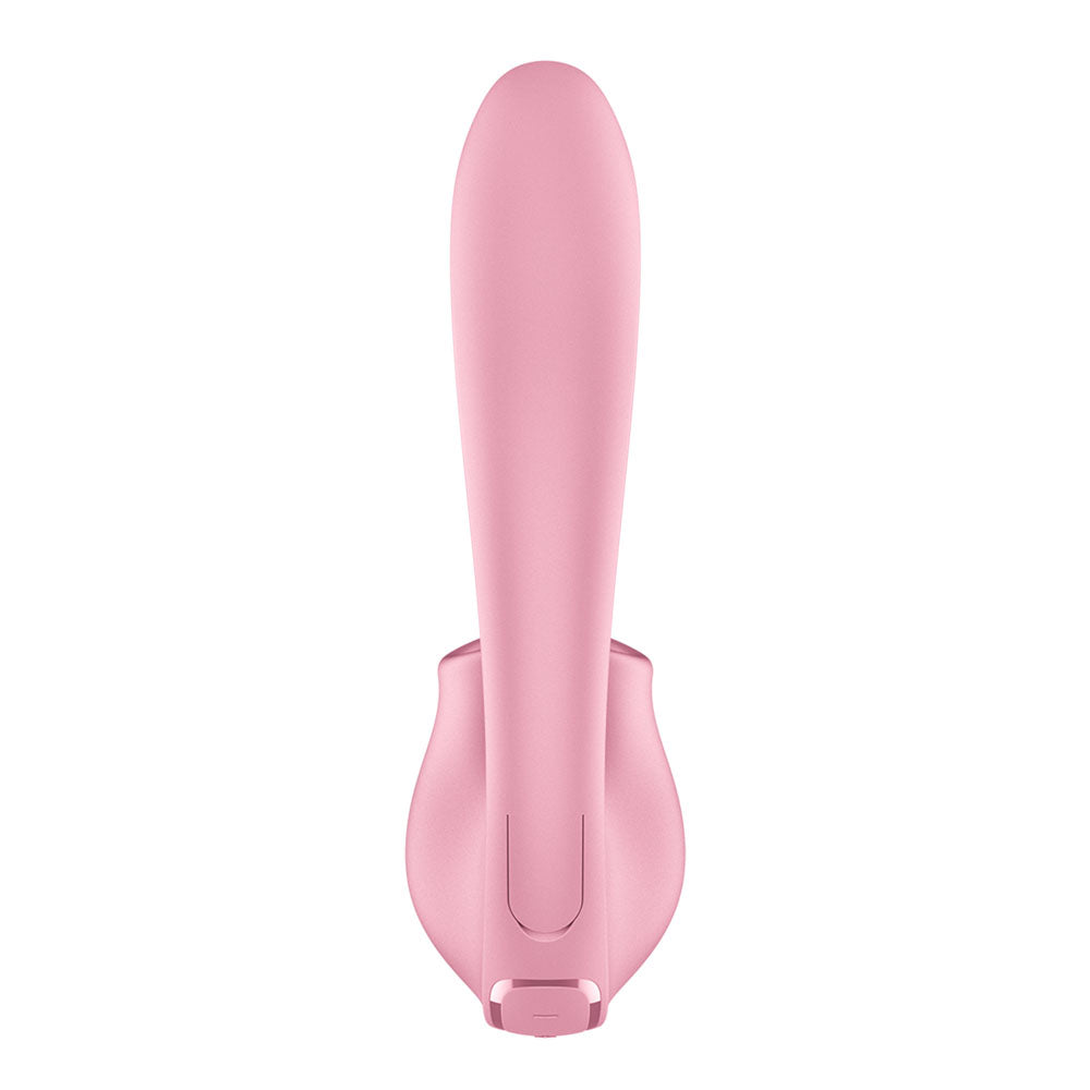 Satisfyer Tongue Genius - Vibrator with Flicking Clit Stimulator - Pink