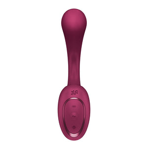 Satisfyer G For Goddess 2 Rabbit Vibrator with Clit Stim - Wine Red
