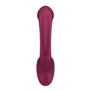 Satisfyer G For Goddess 2 Rabbit Vibrator with Clit Stim - Wine Red