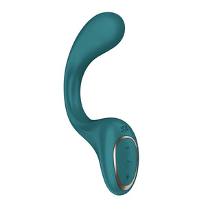 Satisfyer G For Goddess 2 Rabbit Vibrator with Clit Stim - Bottle Green