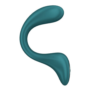 Satisfyer G For Goddess 2 Rabbit Vibrator with Clit Stim - Bottle Green