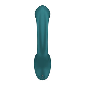 Satisfyer G For Goddess 2 Rabbit Vibrator with Clit Stim - Bottle Green