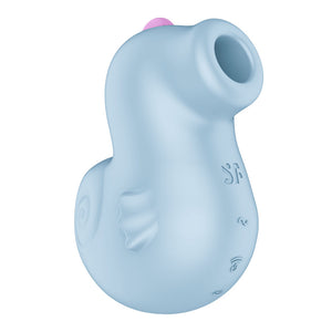 Satisfyer Sea Pony Vibration & Air Pulse Stimulator - Baby Blue