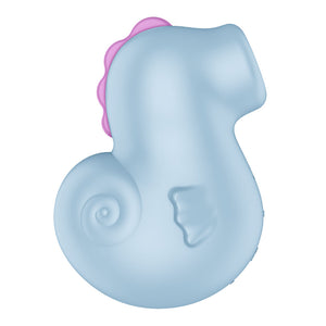 Satisfyer Sea Pony Vibration & Air Pulse Stimulator - Baby Blue