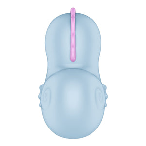 Satisfyer Sea Pony Vibration & Air Pulse Stimulator - Baby Blue
