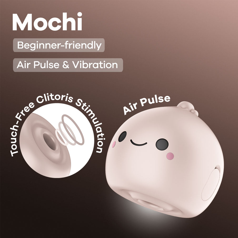 Satisfyer Mochi Air Pulse Stimulator - Beige