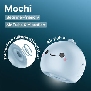Satisfyer Mochi Air Pulse Stimulator - Frost Blue