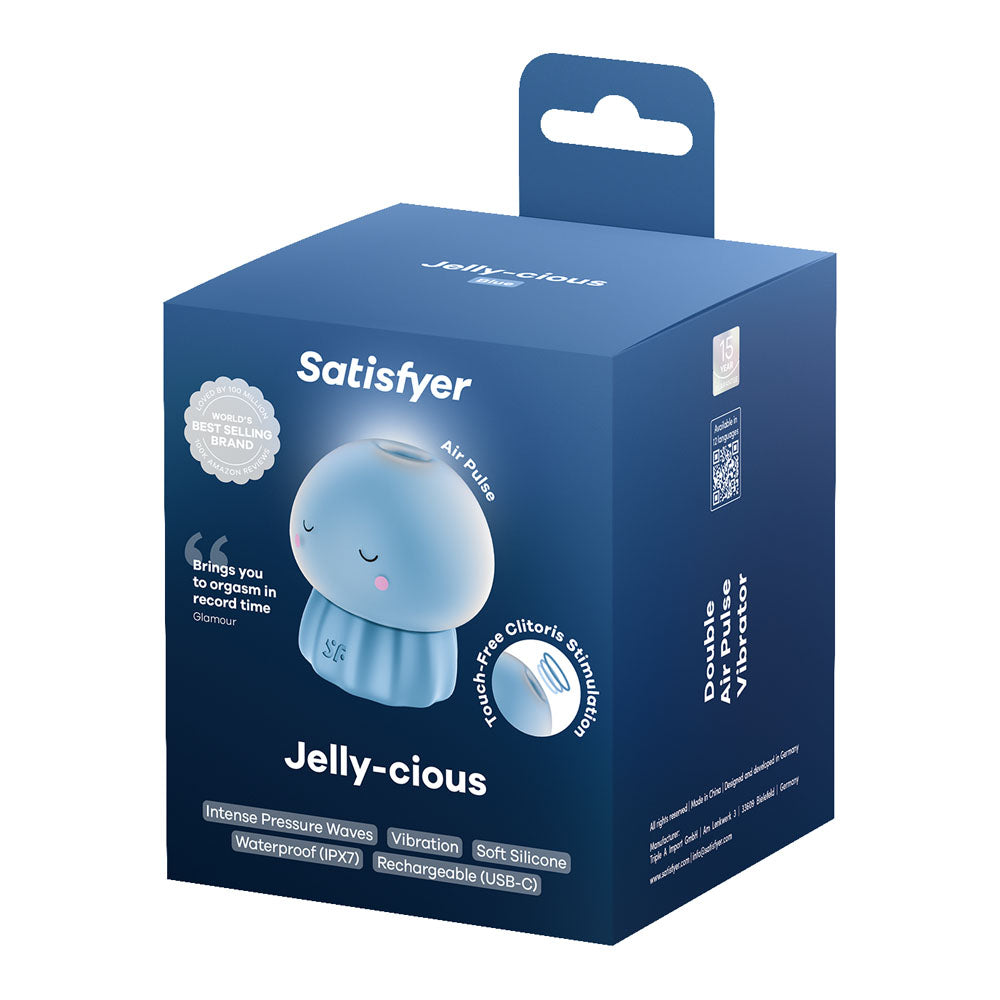 Satisfyer Jelly-cious Air Pulse Stimulator - Blue