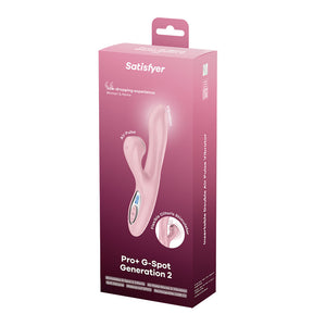 Satisfyer Pro+ G-Spot Gen 2 - Rabbit Vibrator with Touch-Free Clitoral Stimulator - Pink
