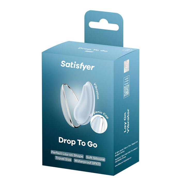Satisfyer Drop To Go Clitoral Stimulator - Blue