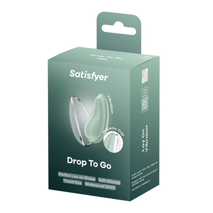 Satisfyer Drop To Go Clitoral Lay-On Stimulator - Mint