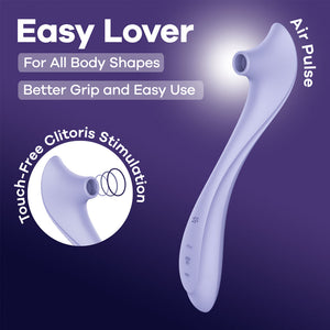 Satisfyer Easy Lover - Air Pulse Clitoral Stimulator - Purple