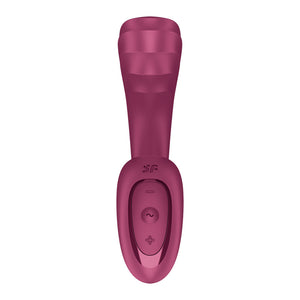 Satisfyer G For Goddess 3 Rabbit Vibrator with Clit Stim - Wine Red