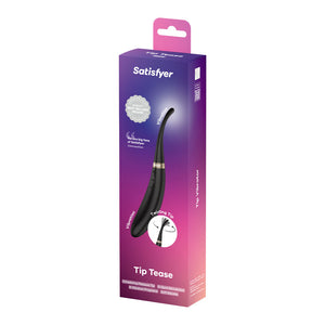 Satisfyer Tip Tease - Vibrator with Twirling Tip - Black