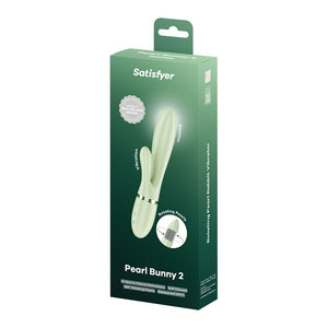 Satisfyer Pearl Bunny 2 Rotating Rabbit Vibrator -  Light Green