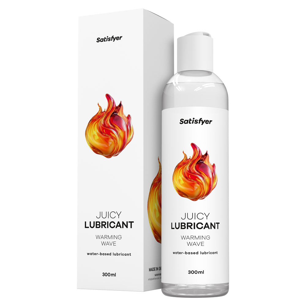 Satisfyer Juicy Warm Wave Warming Water Based Lubricant 300ml