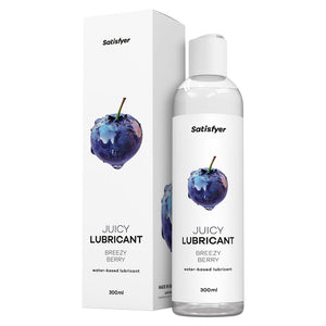 Satisfyer Juicy Blueberry Breezy Scented Water Based Lubricant 300ml