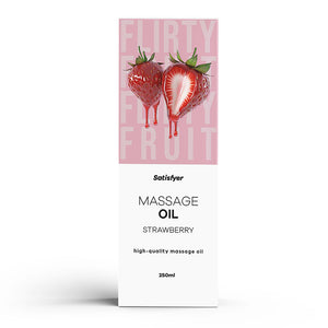 Satisfyer Strawberry Scented Massage Oil 250ml