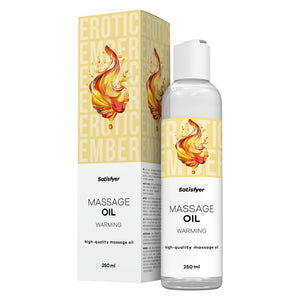 Satisfyer Unscented Warming Massage Oil 250ml