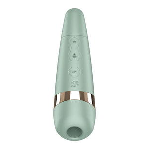 Satisfyer Pro 3+ Battery Series - Air Pulse Clitoral Stimulator with Vibration - Mint Green