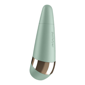 Satisfyer Pro 3+ Battery Series - Air Pulse Clitoral Stimulator with Vibration - Mint Green