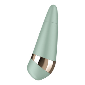 Satisfyer Pro 3+ Battery Series - Air Pulse Clitoral Stimulator with Vibration - Mint Green