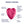 Satisfyer Cutie Heart - Air Pulsation Stimulator with Vibration - Pink