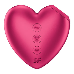 Satisfyer Cutie Heart - Air Pulsation Stimulator with Vibration - Pink