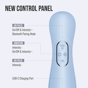 Satisfyer Pro 2 Generation 4 - Touch-Free  Clitoral Stimulator with App Control - Serene Blue