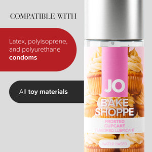 JO Bake Shoppe - Frosted Cupcake Flavoured Water Based Lubricant 60ml