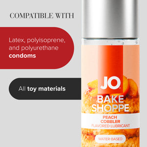 JO Bake Shoppe - Peach Cobbler Flavoured Water Based Lubricant 60 ml