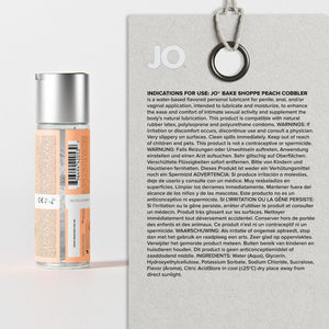 JO Bake Shoppe - Peach Cobbler Flavoured Water Based Lubricant 60 ml