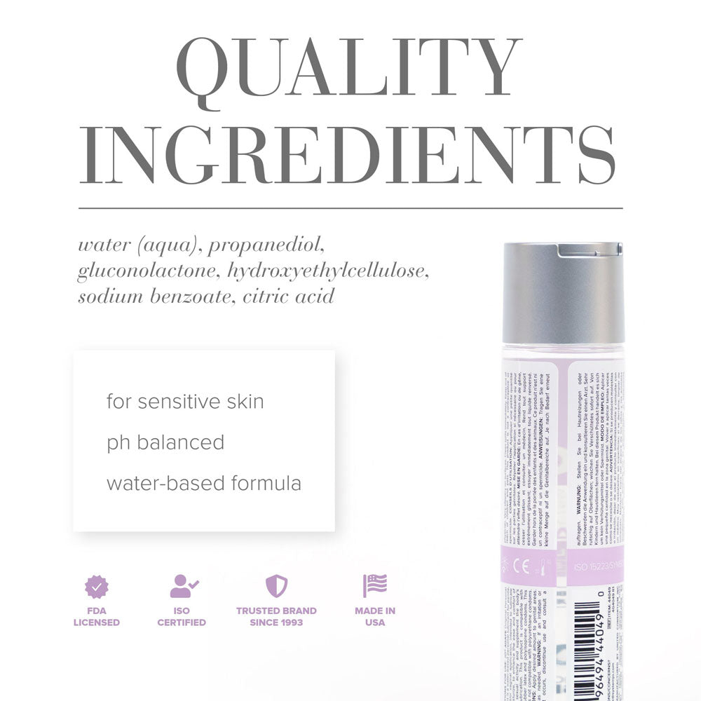 JO Agape Original Water Based Lube For Sensative Skin 120ml